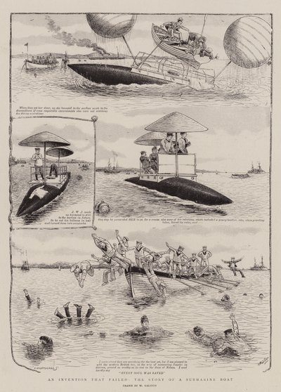 失敗した発明、潜水艦の物語 作： William Ralston
